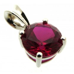 Siberian Ruby Quartz Sterling Silver Pendant 08